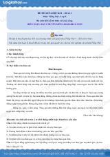 Đề thi giữa học kì 1 Tiếng Việt 5 - Đề số 1
